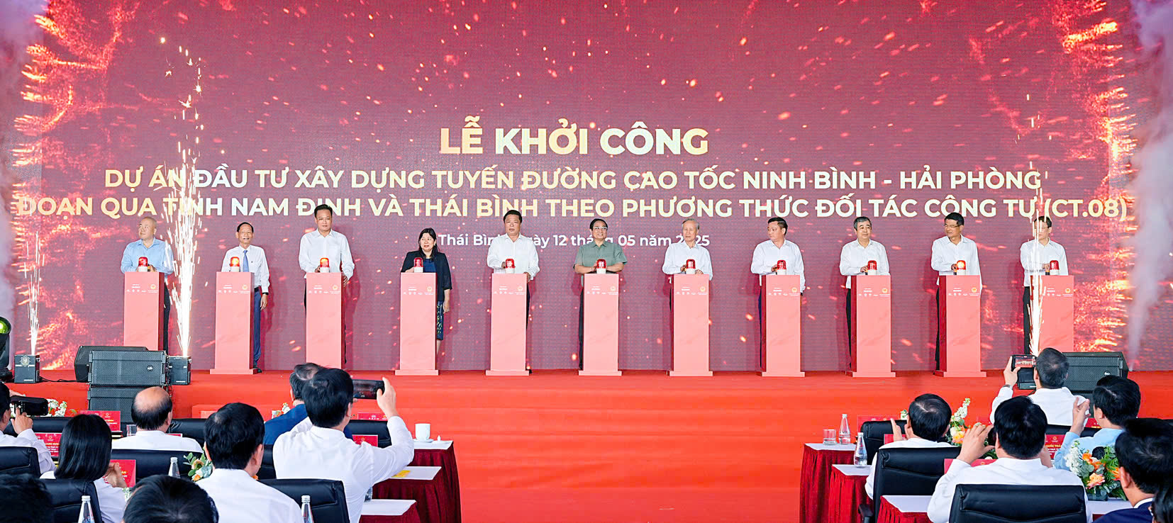 Khởi công dự án đường cao tốc qua tỉnh Nam Định – Thái Bình và Khu công nghiệp Hưng Phú