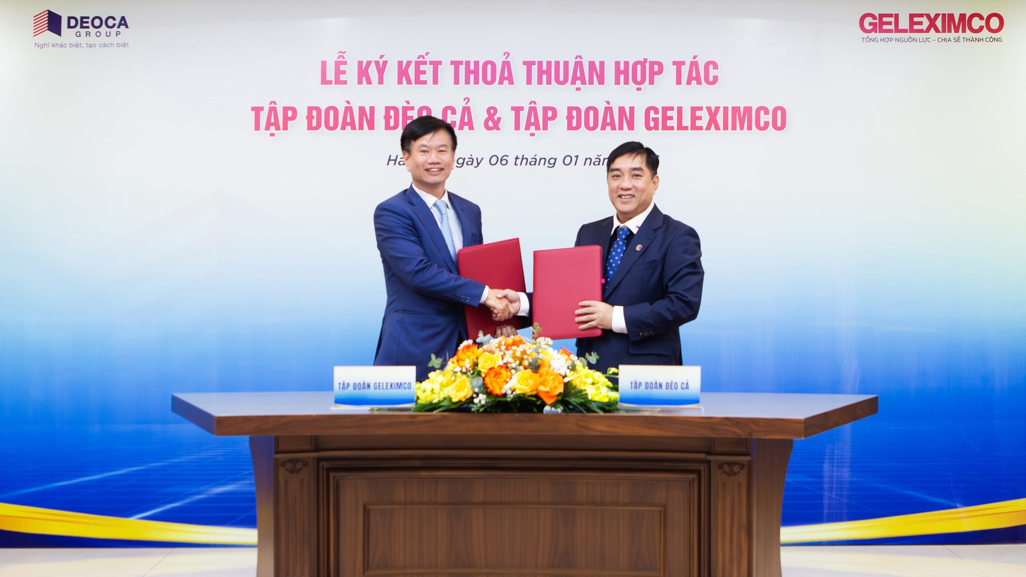 Tập đoàn Geleximco và Tập đoàn Đèo Cả ký thỏa thuận hợp tác thúc đẩy phát triển đô thị gắn với hạ tầng giao thông