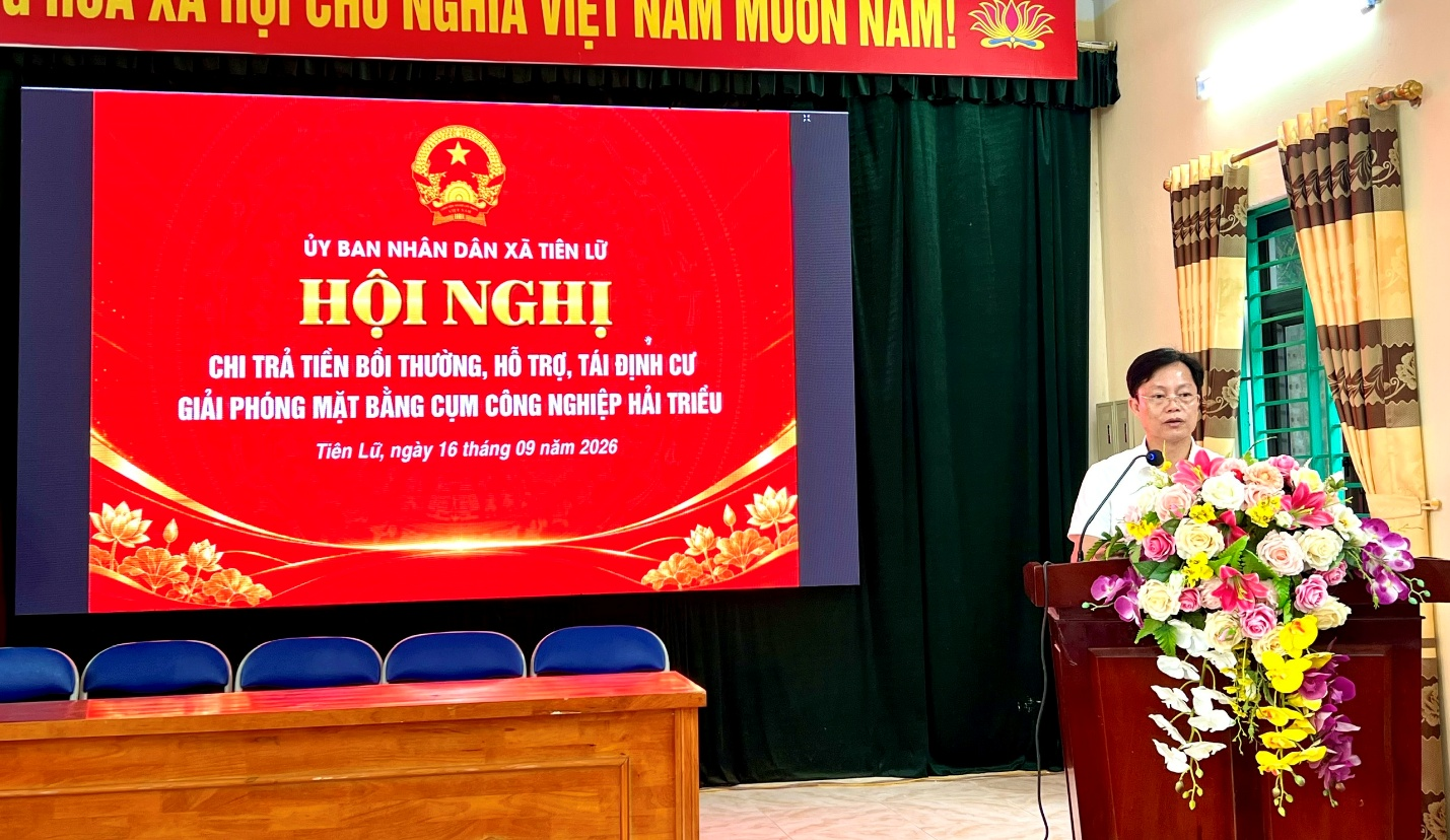 Cụm công nghiệp Hải Triều đẩy nhanh công tác giải phóng mặt bằng, vượt tiến độ mục tiêu đề ra